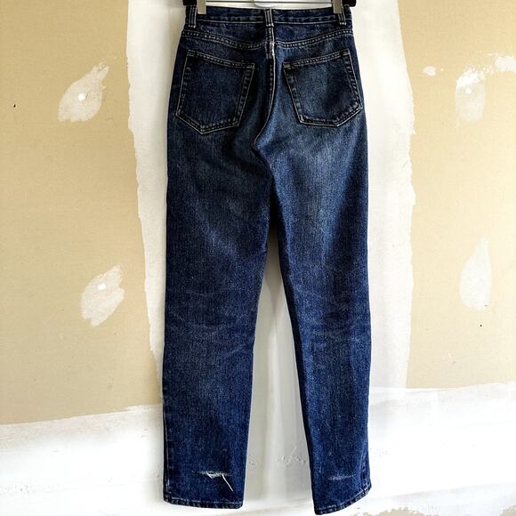 VTG Calvin Klein Sport High Waisted Mom Jeans Distressed Medium Wash Blue 26x31 - Picture 6 of 6